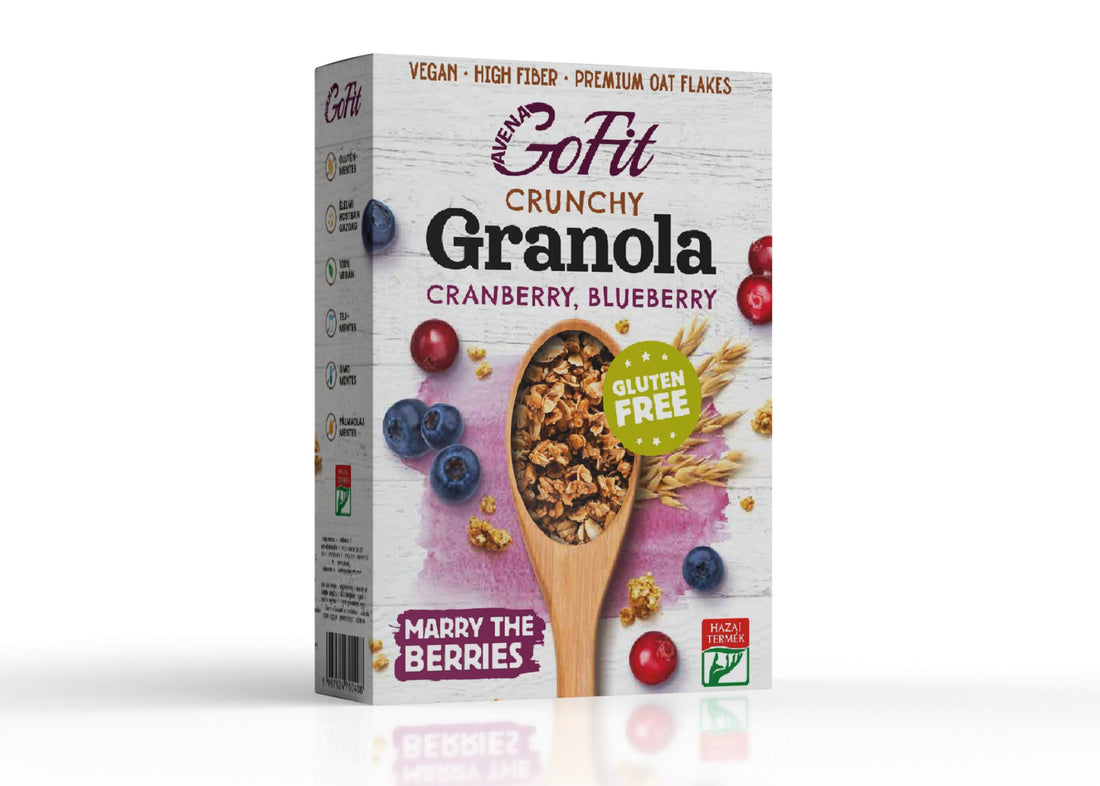 Avena Gofit bezlepkové müsli s čučoriedkami 250 g - 93464