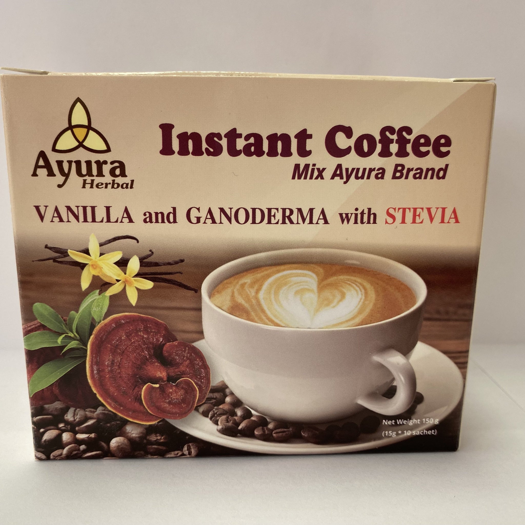 Ayura bylinné instantné cappuccino s vanilkou 150 g - 87753