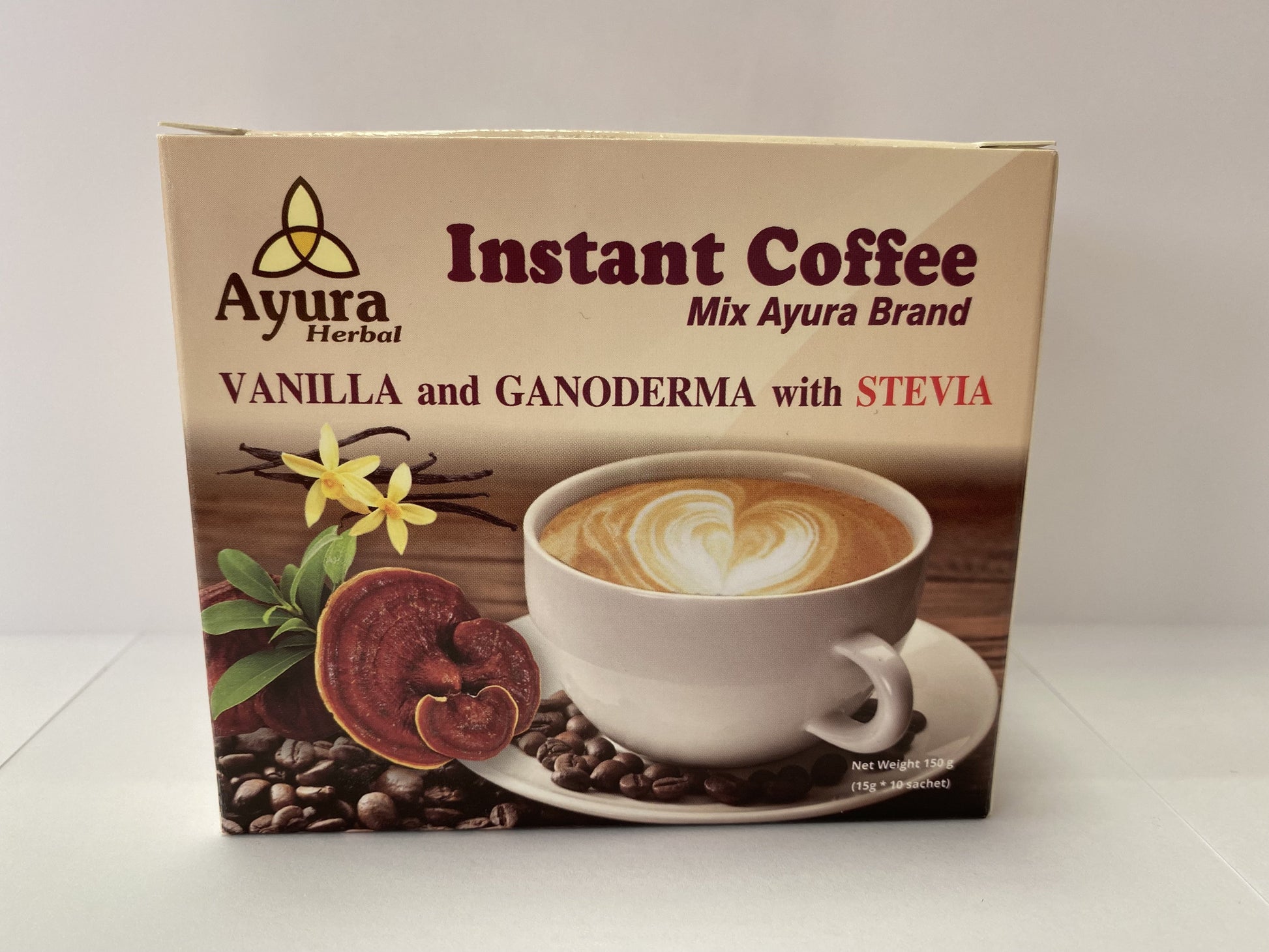 Ayura bylinné instantné cappuccino s vanilkou 150 g - 87753