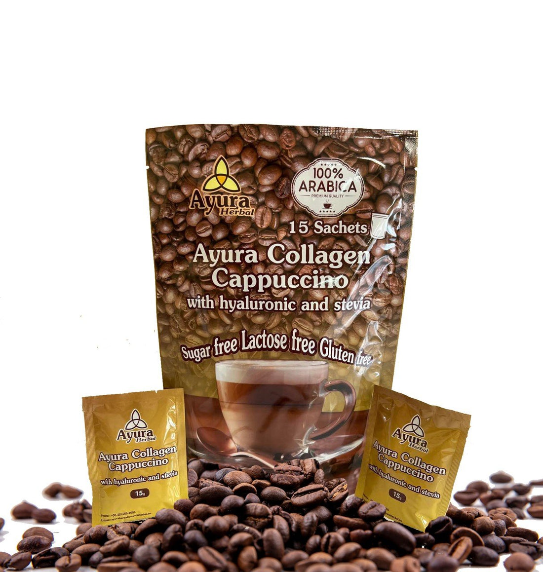 Ayura kolagén cappuccino 15 kusov - 92229