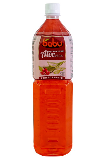 Babu aloe vera nealkoholický nápoj granátové jablko 1500 ml - 95568
