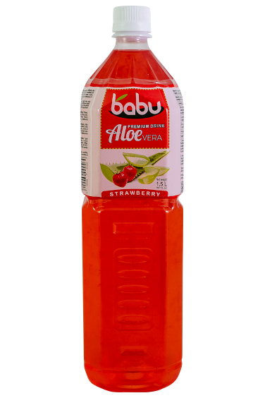 Babu aloe vera nealkoholický nápoj jahoda 1500 ml - 95567