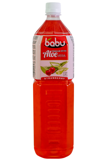 Babu aloe vera nealkoholický nápoj jahoda 1500 ml - 95567