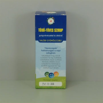 Balénové pľúcne sirup s liečivými rastlinami a jablkami 150 ml