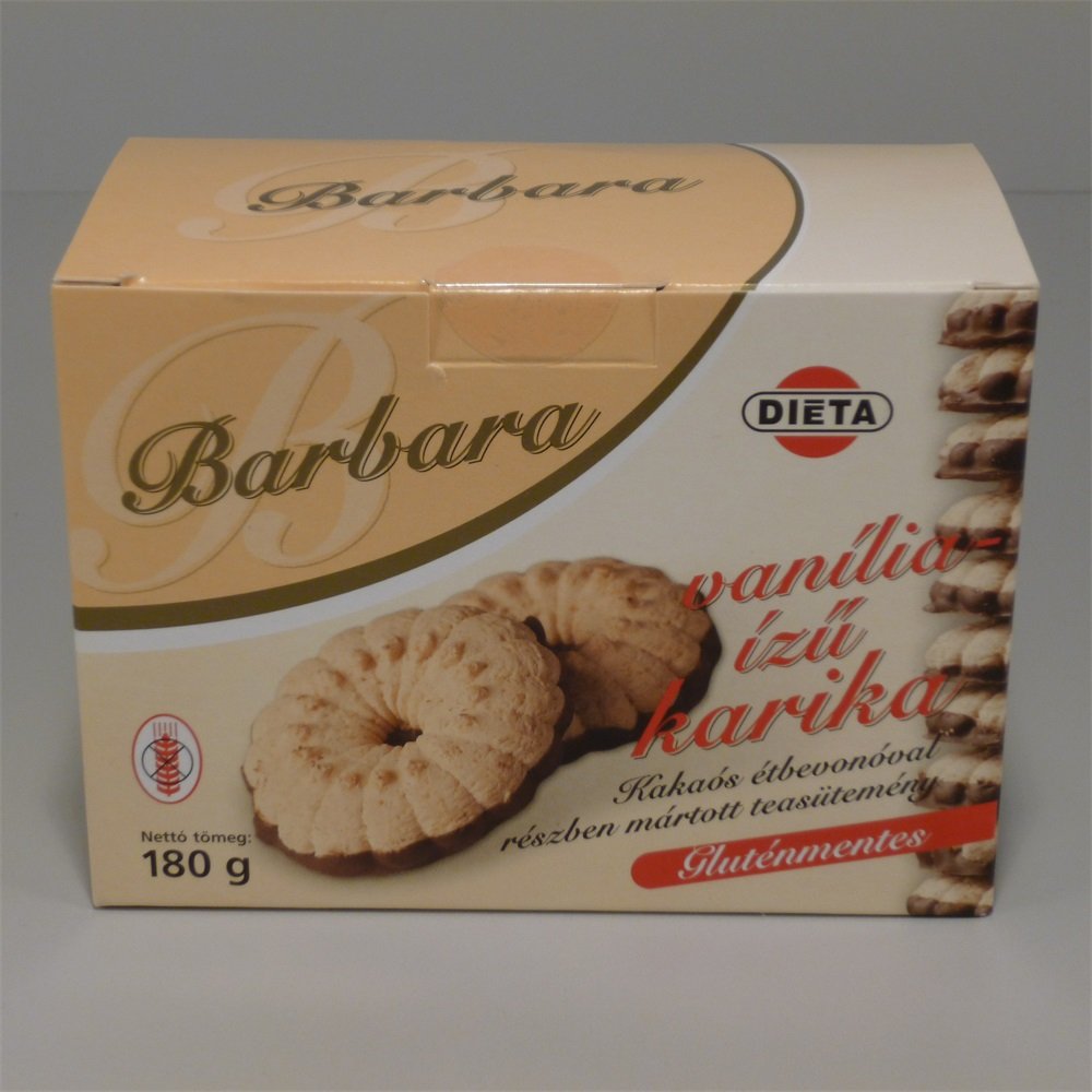 Barbara bezlepkové sušienky vanila 150 g - 13477