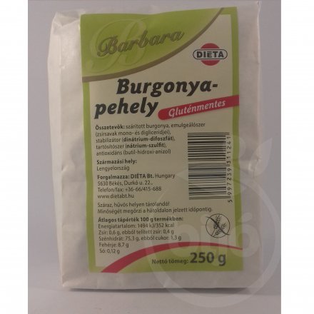 Barbara bezlepkové zemiakové vločky 250 g - 52975