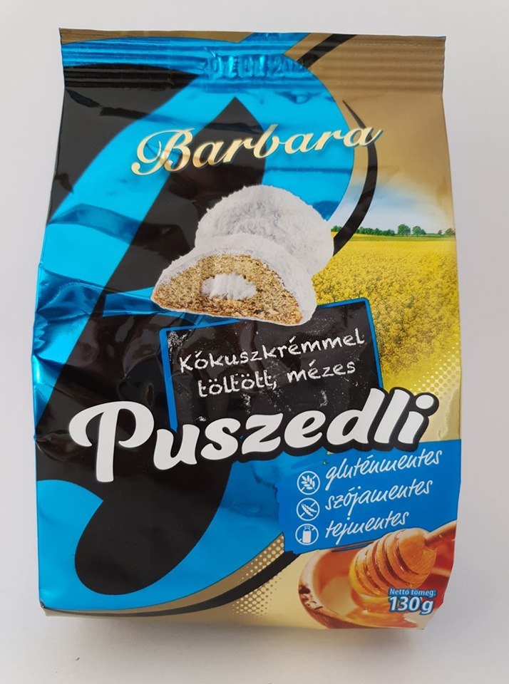 Barbara bezlepkové perníčky plnené kokosovým krémom 130 g - 81418