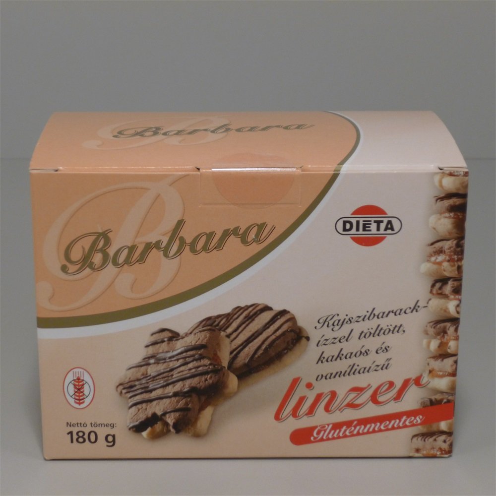 Barbara bezlepkový sušienky marhuľové s kakaom a vanilkou 150 g - 13449