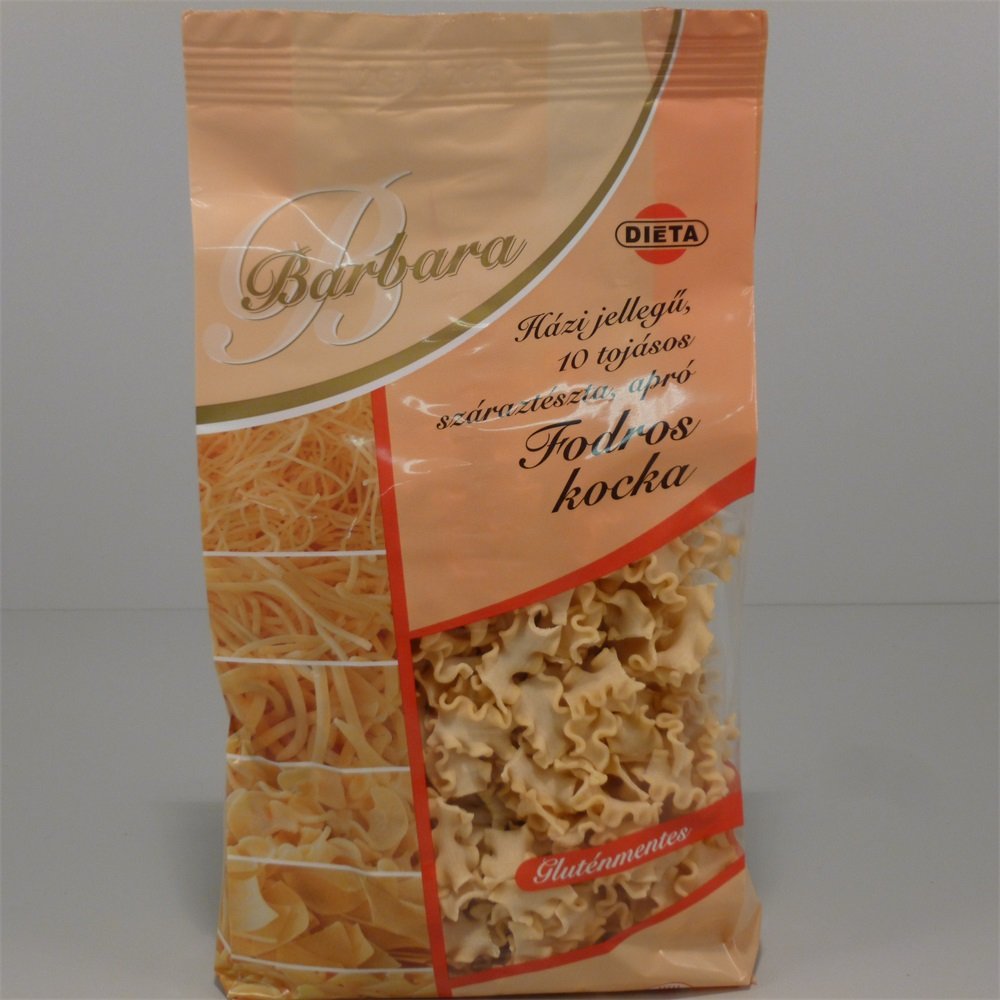 Barbara bezlepkové cestoviny s kučeravé  kockami 200 g - 13464