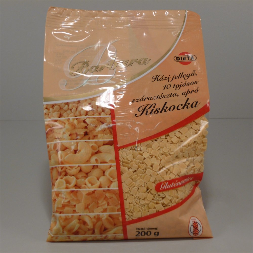 Barbara bezlepkové cestoviny malé kocky 200 g - 13466