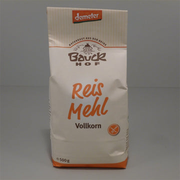 Bauck Hof organická bezlepková celozrnná ryžová múka 500 g - 33010