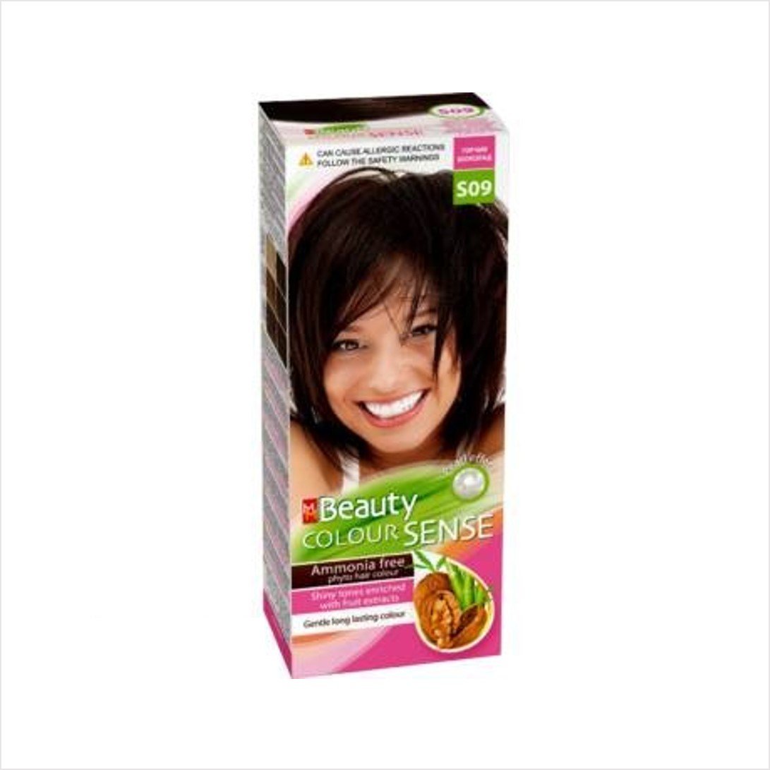 Beauty Color s09 horká čokoláda farba na vlasy bez amoniaku 1 kus - 49076