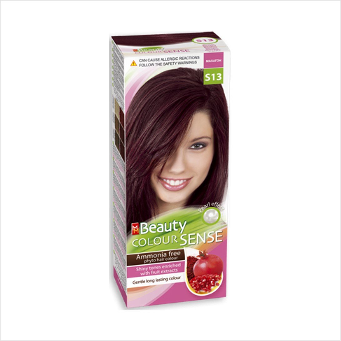 Beauty Color s013 mahagónová farba na vlasy bez amoniaku 1 kus - 49078