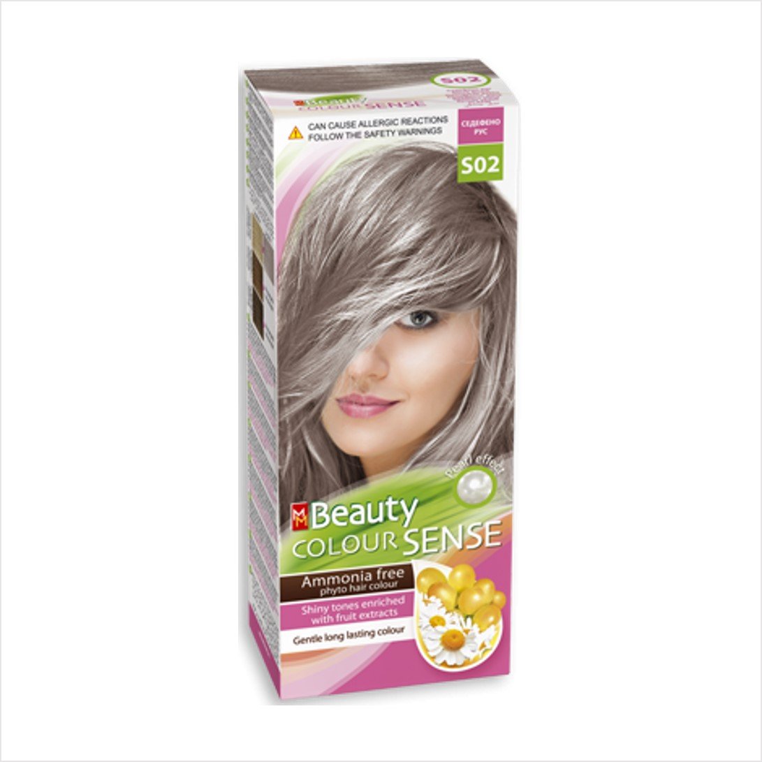 Beauty Color s02 perleťová blond farba na vlasy 1 kus - 49083