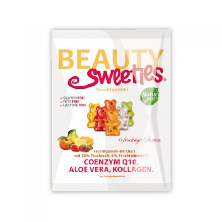 Beauty Sweeties bezlepkové gumové medvedíky 125 g - 49993