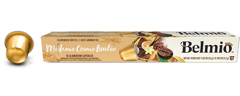 Belmio kávové kapsule madame créme brulée nespresso kompatibilné 10 ks - 95704