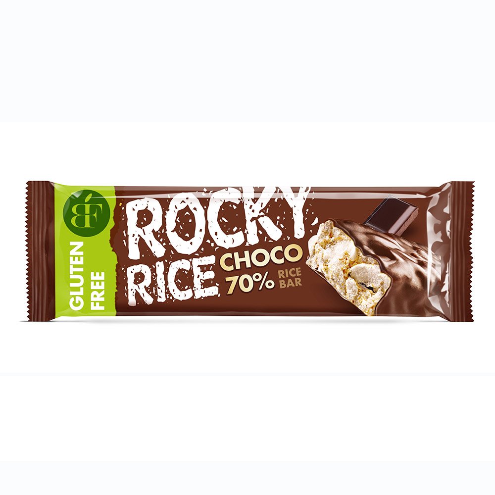 Rocky Rice pufovaná ryžová tyčinka s horkou čokoládou 18 g - 53917