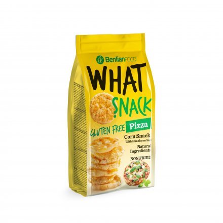 Benlian What snack bezlepková pizza z pufovanej kukurice 50 g - 53593