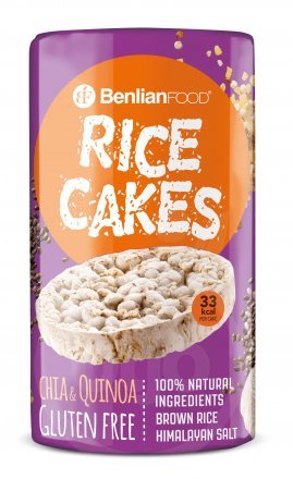 Benlian bezlepková pufovaná ryža so semienkami chia a quinoa 100 g - 53597