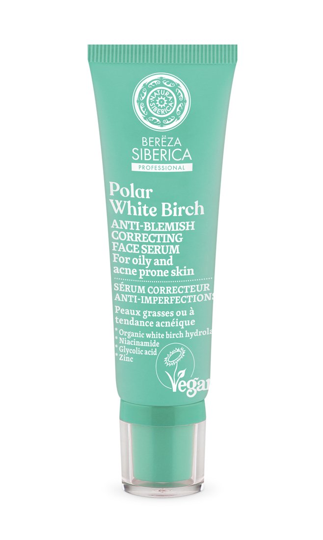 Natura siberica bereza siberica arktická biela breza sérum na tvár 30 ml - 86537