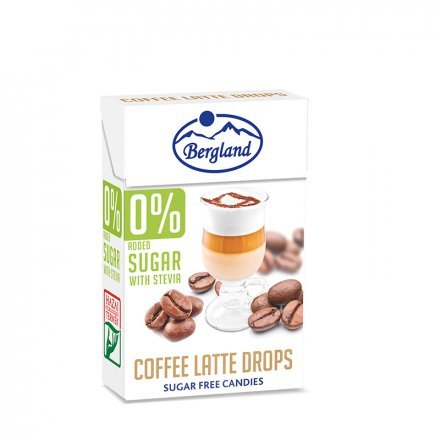 Bergland káva latte bez cukru latte 40 g - 58895