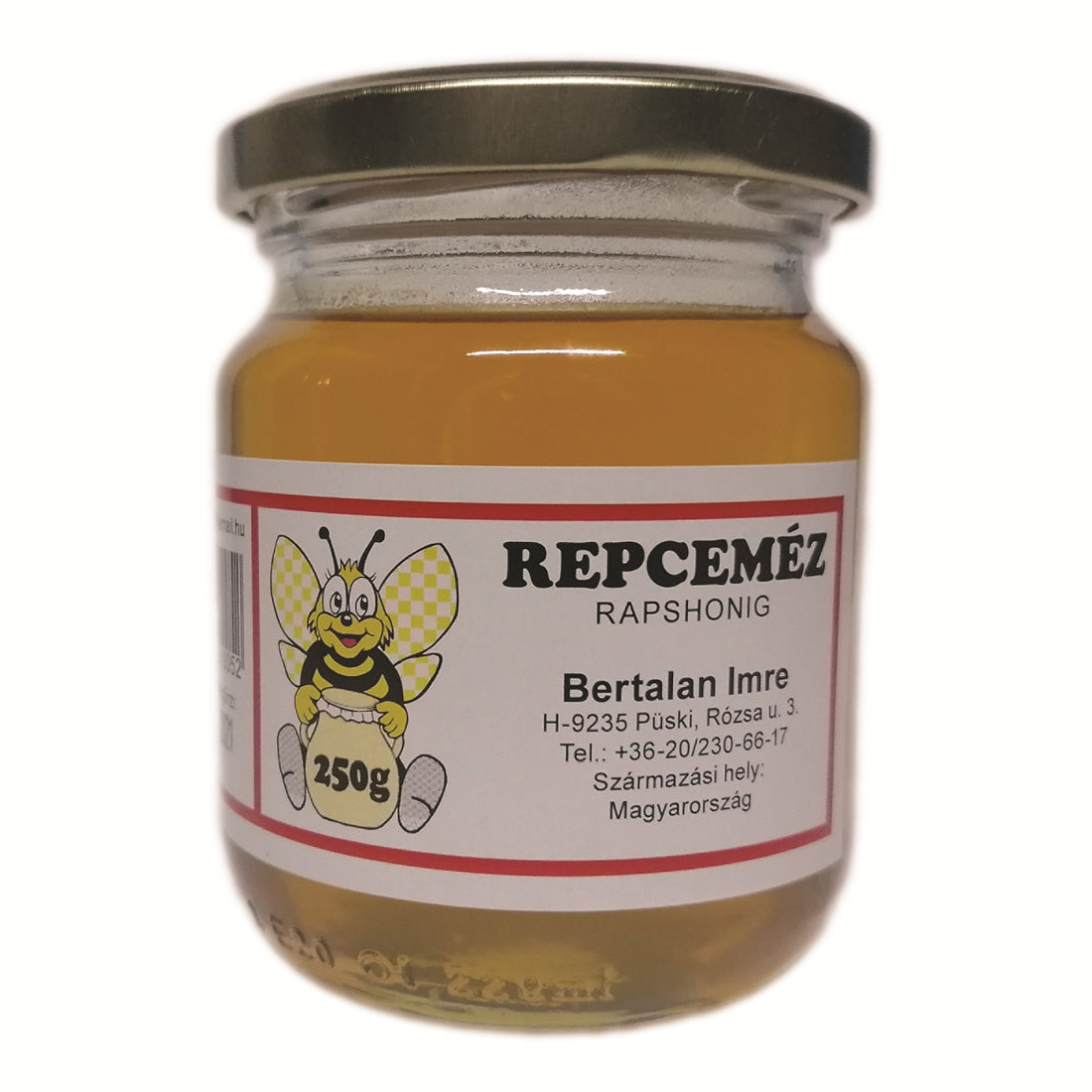 Bertalan repkový med 250 g - 86164