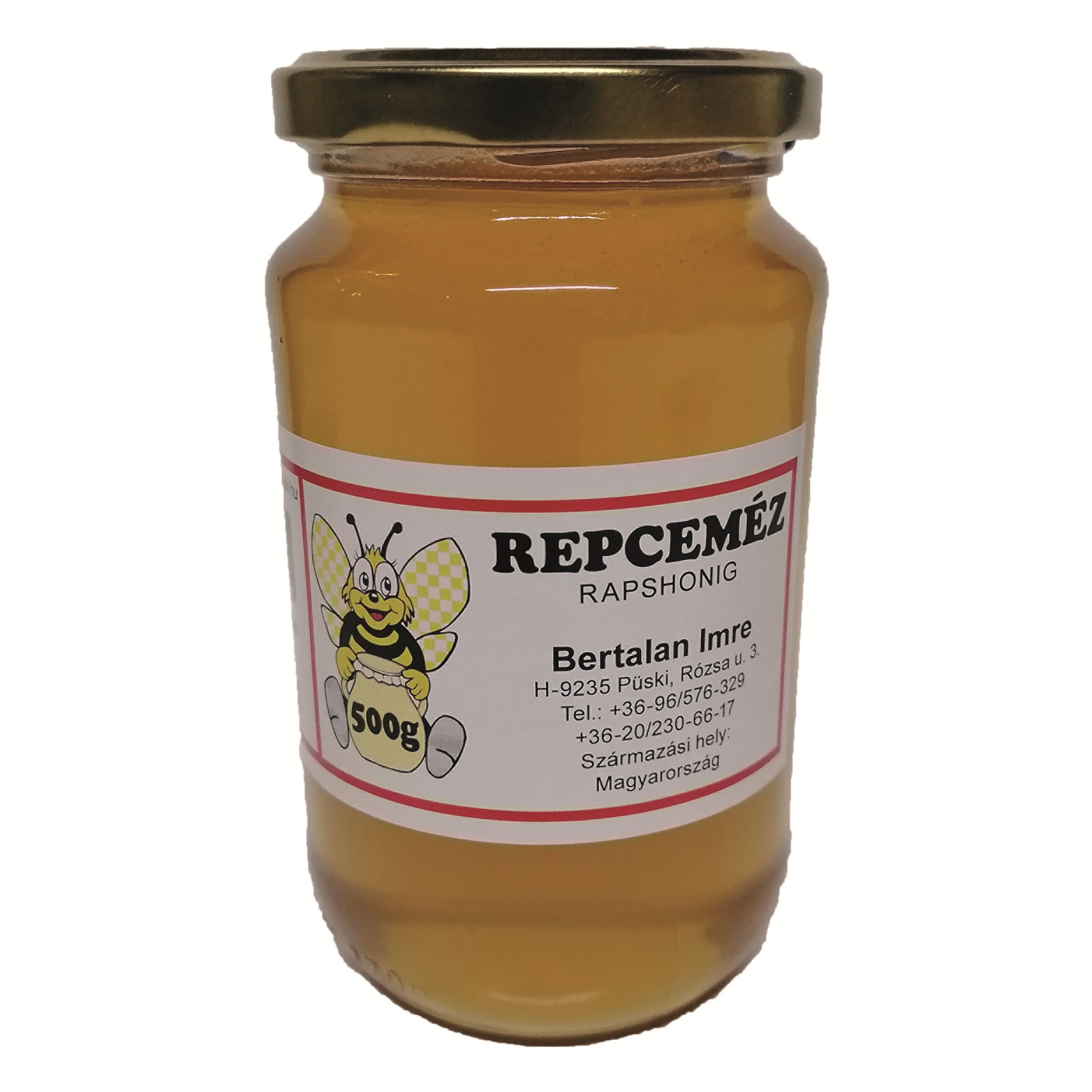 Bertalan repkový med 500 g - 86163