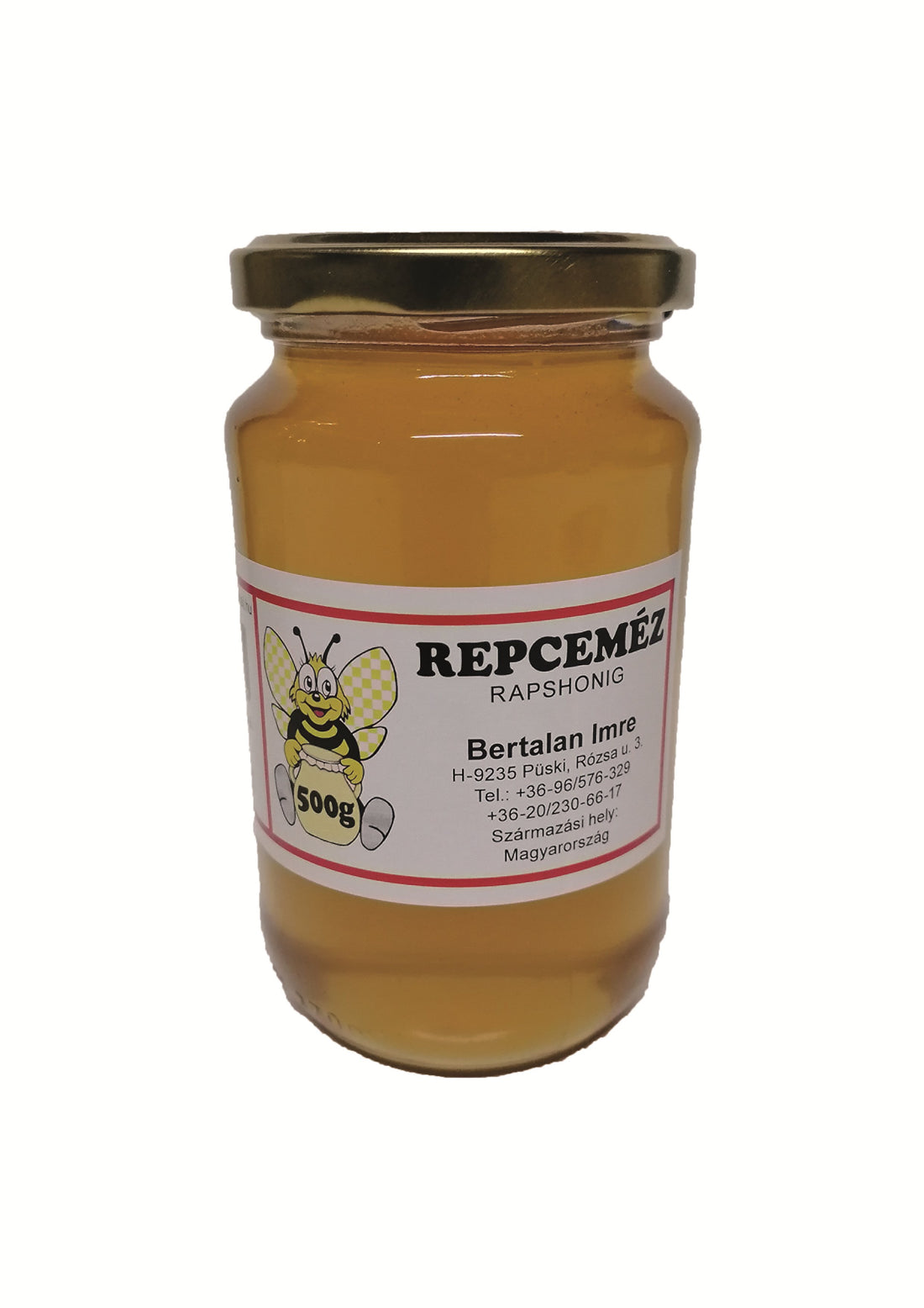 Bertalan repkový med 500 g - 86163
