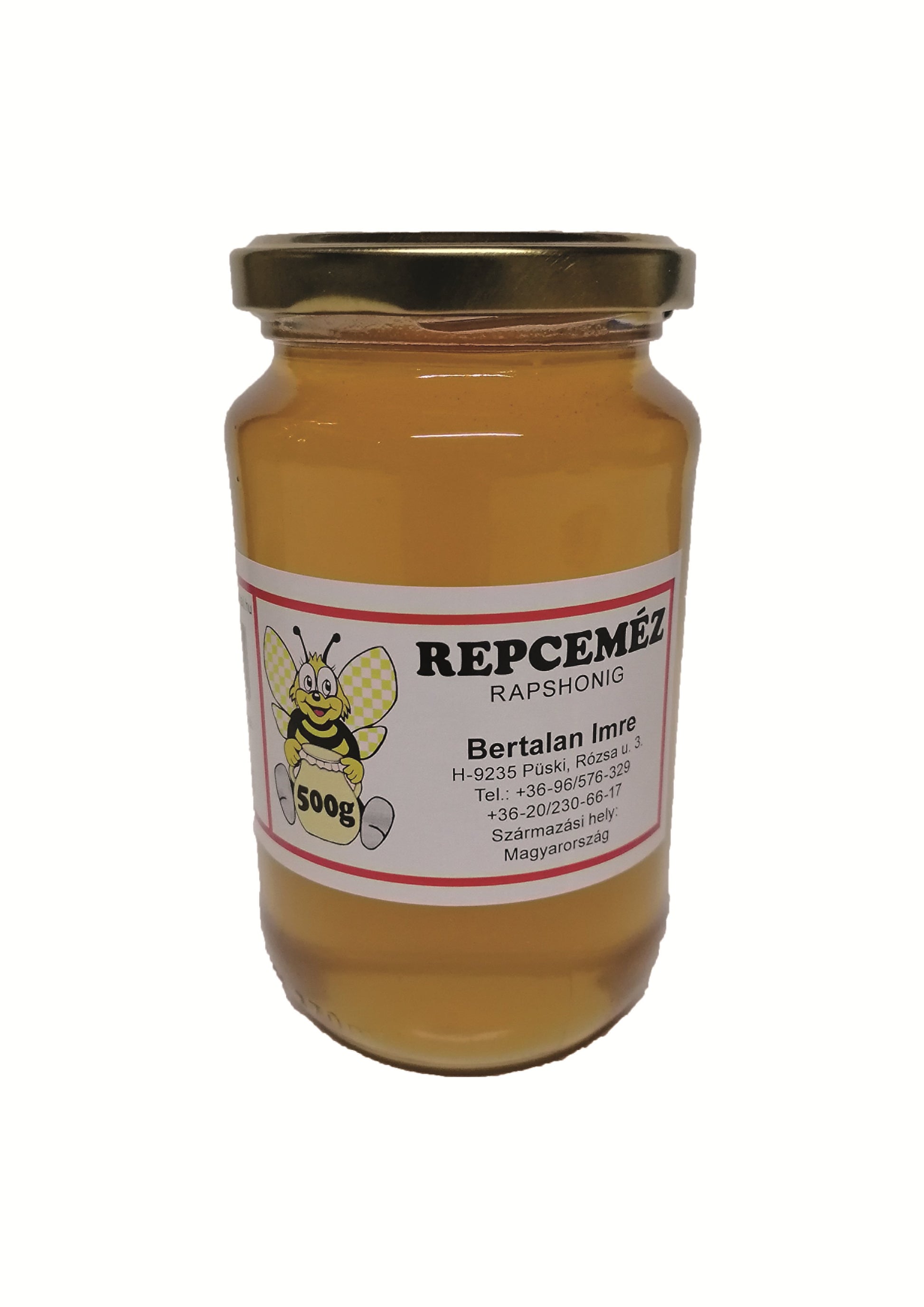Bertalan repkový med 500 g - 86163