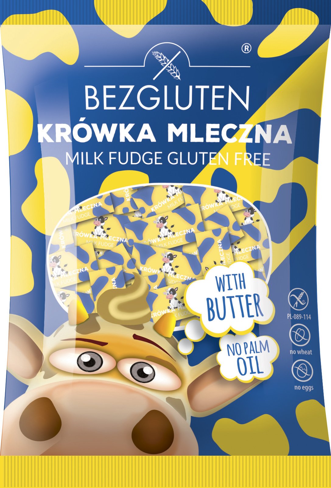 Bezgluten mliečne karamelky  200 g - 54919
