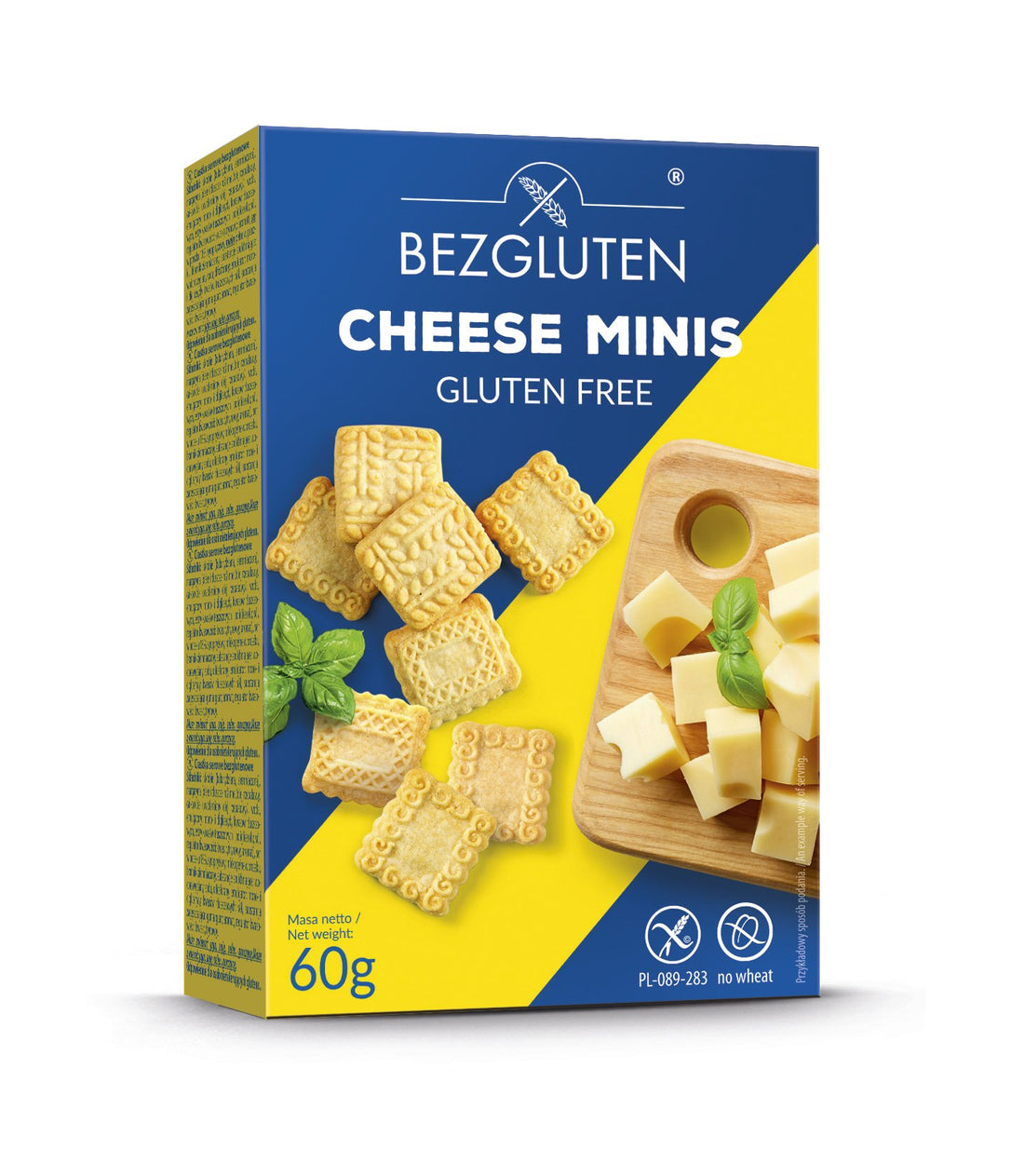 Bezgluten mini syrový snack 60 g - 93728