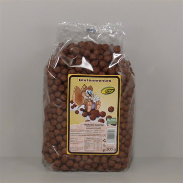 Bezlepkové kakaové guľôčky z obilnín 300 g