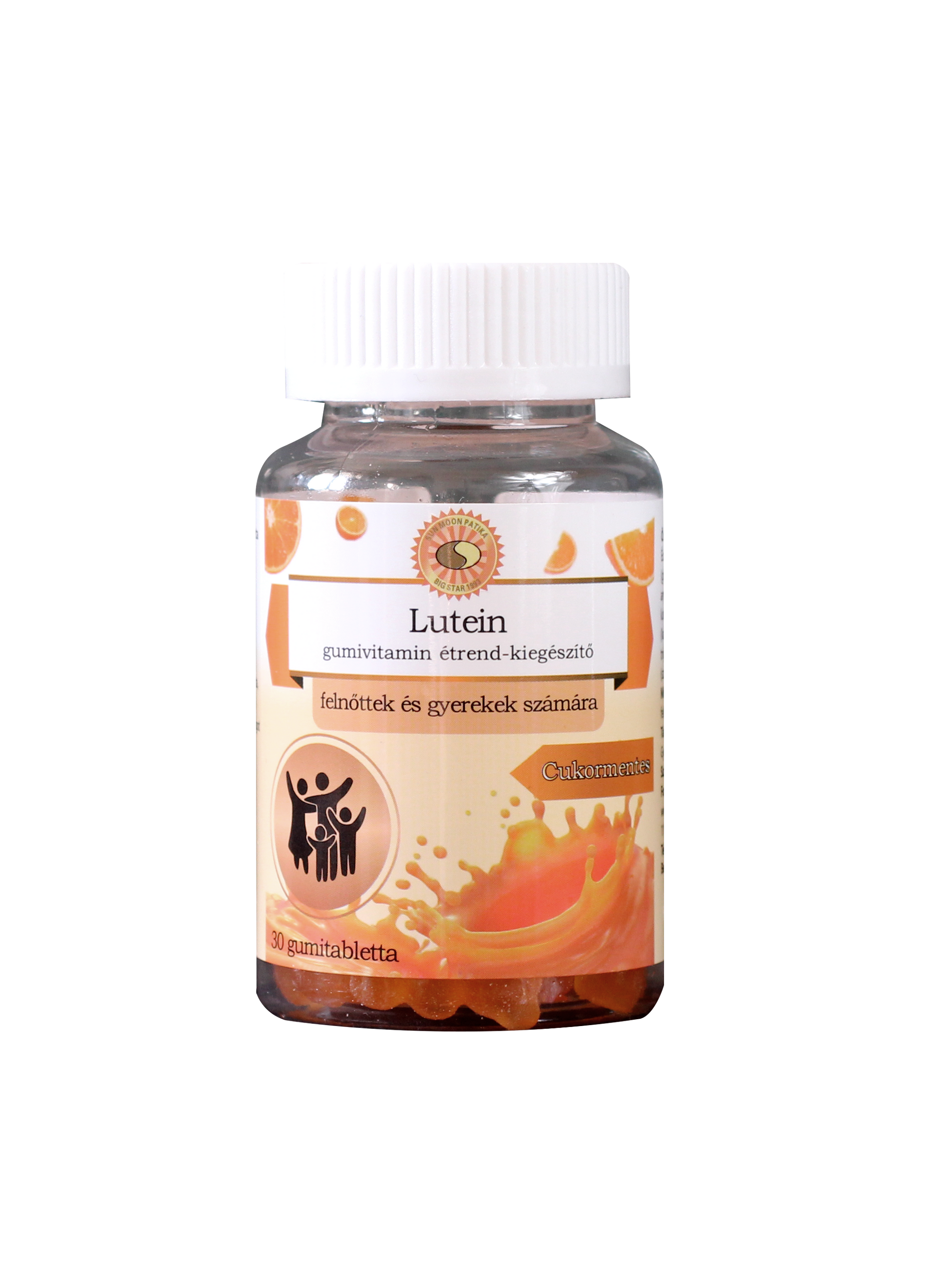 Sun Moon luteín výživový doplnok gumový vitamín 30 ks - 97624