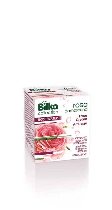Bilka damasková ružová anti-aging krém na tvár 40 ml
