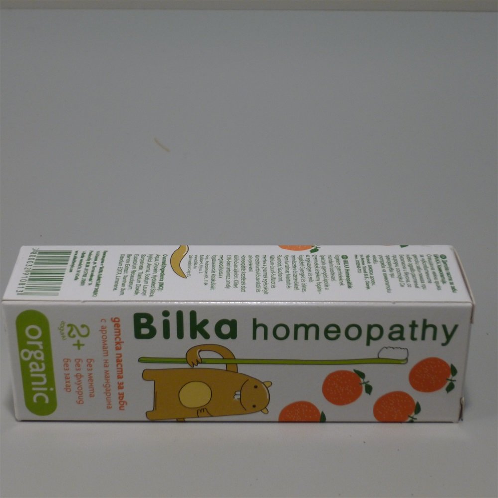 Bilka homeopatická zubná pasta mandarínka, pre deti 2 50 ml - 28236