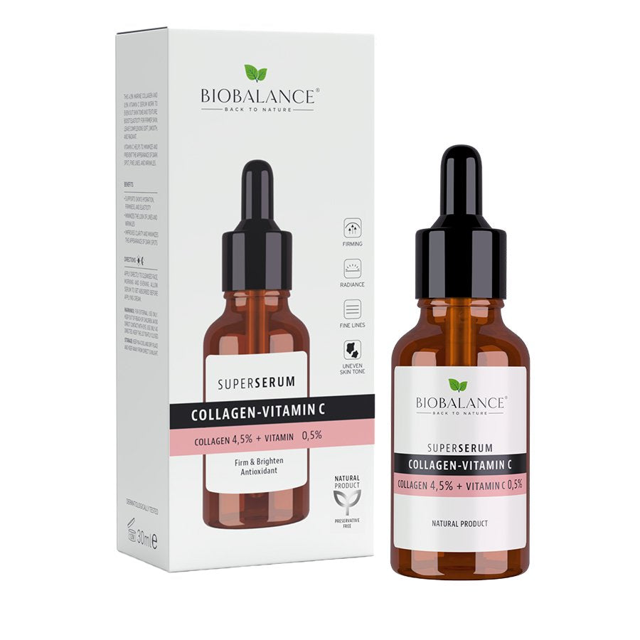 Biobalance Super sérum na tvár s morským kolagénom a vitamínom C 30 ml - 93981