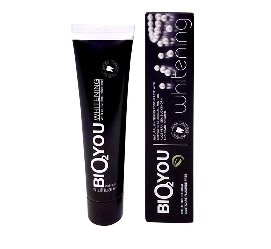 Bio2you prírodná bieliaca zubná pasta s aktívnym uhlím 100 ml - 55834