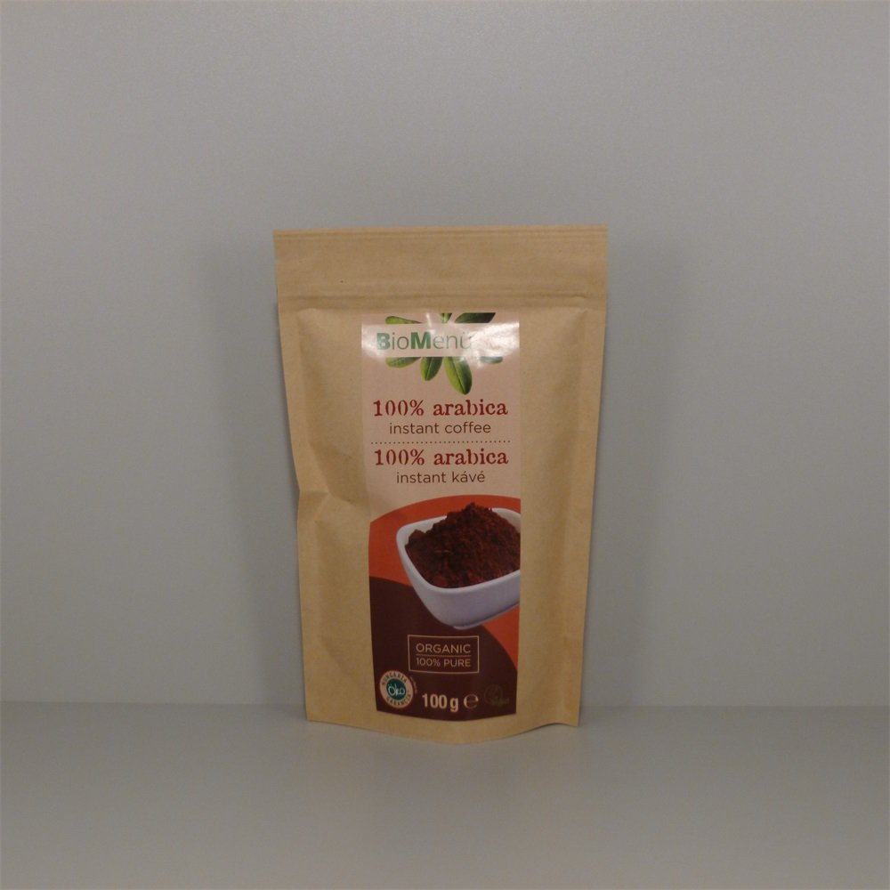 BioMenü organická 100% arabica instantná káva 100 g - 42883