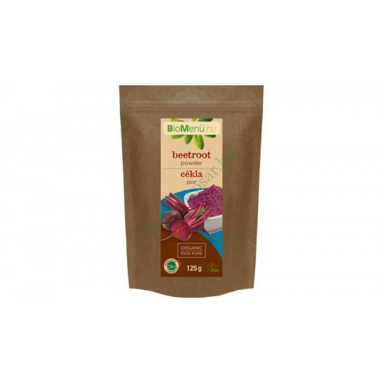 BioMenü prášok z organickej červenej repy 125 g - 50771