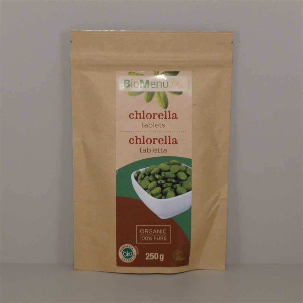 BioMenü organické chlorellové tablety cca 500 tabliet 250 g - 42899