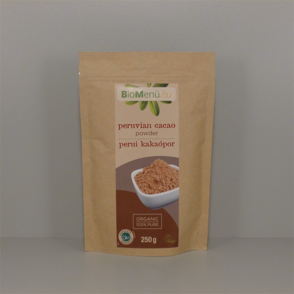 BioMenü bio peruánsky kakaový prášok 250 g - 42919