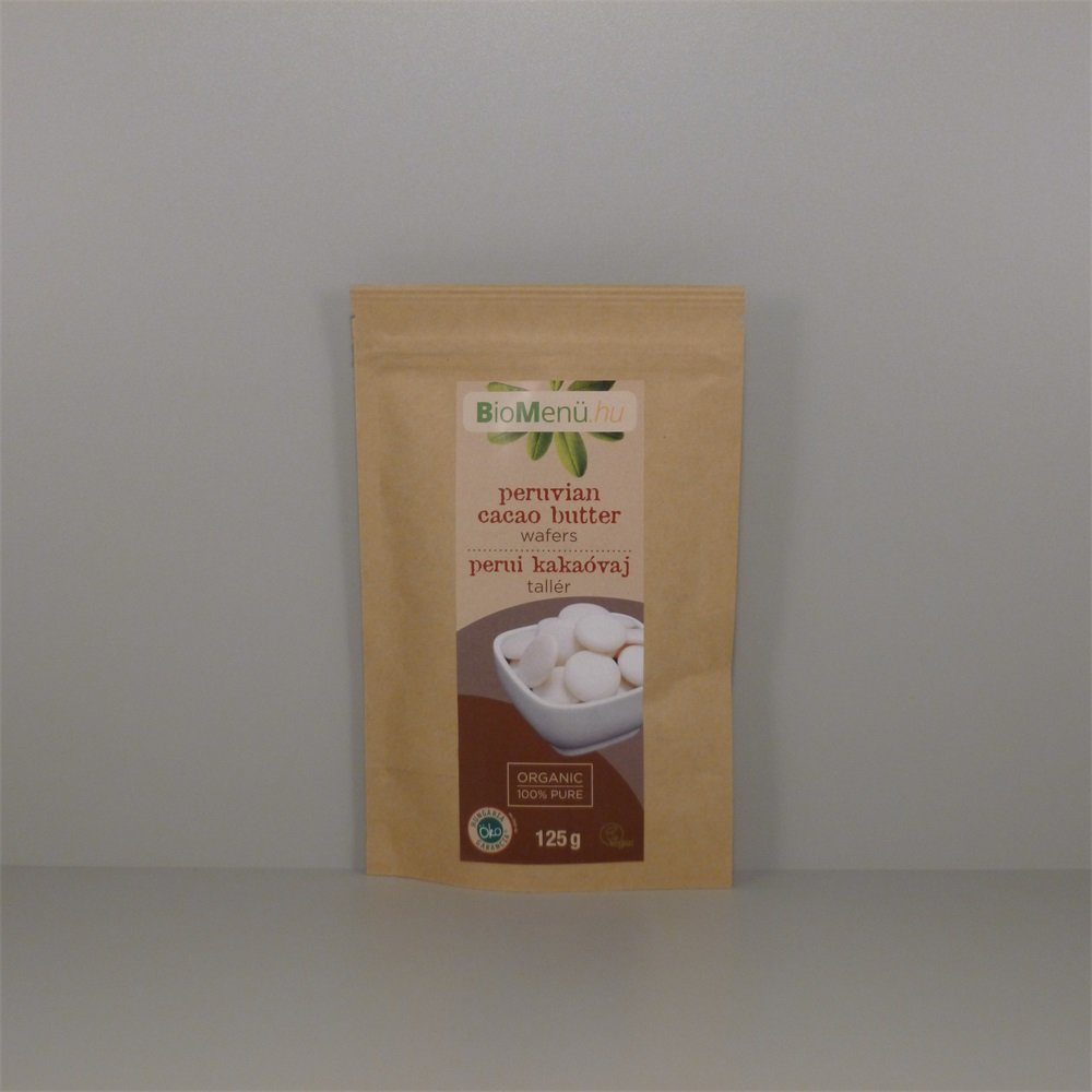 BioMenü organické peruánske kakaové maslo toliare 125 g - 42917