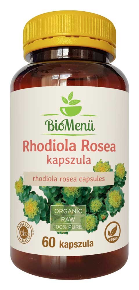 BioMenü organická rhodiola rosea 500 mg kapsuly 60 kapsúl - 86633