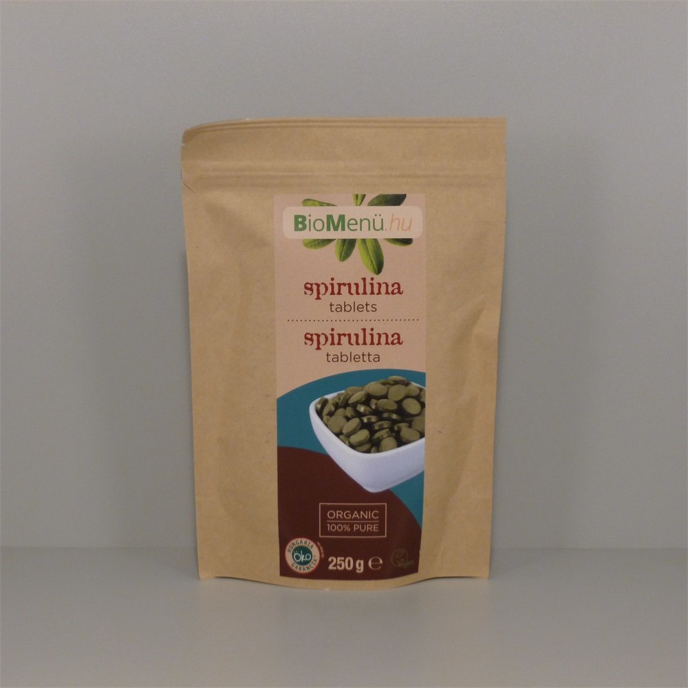 BioMenü organické tablety spirulina /kb.500 250 g - 42905
