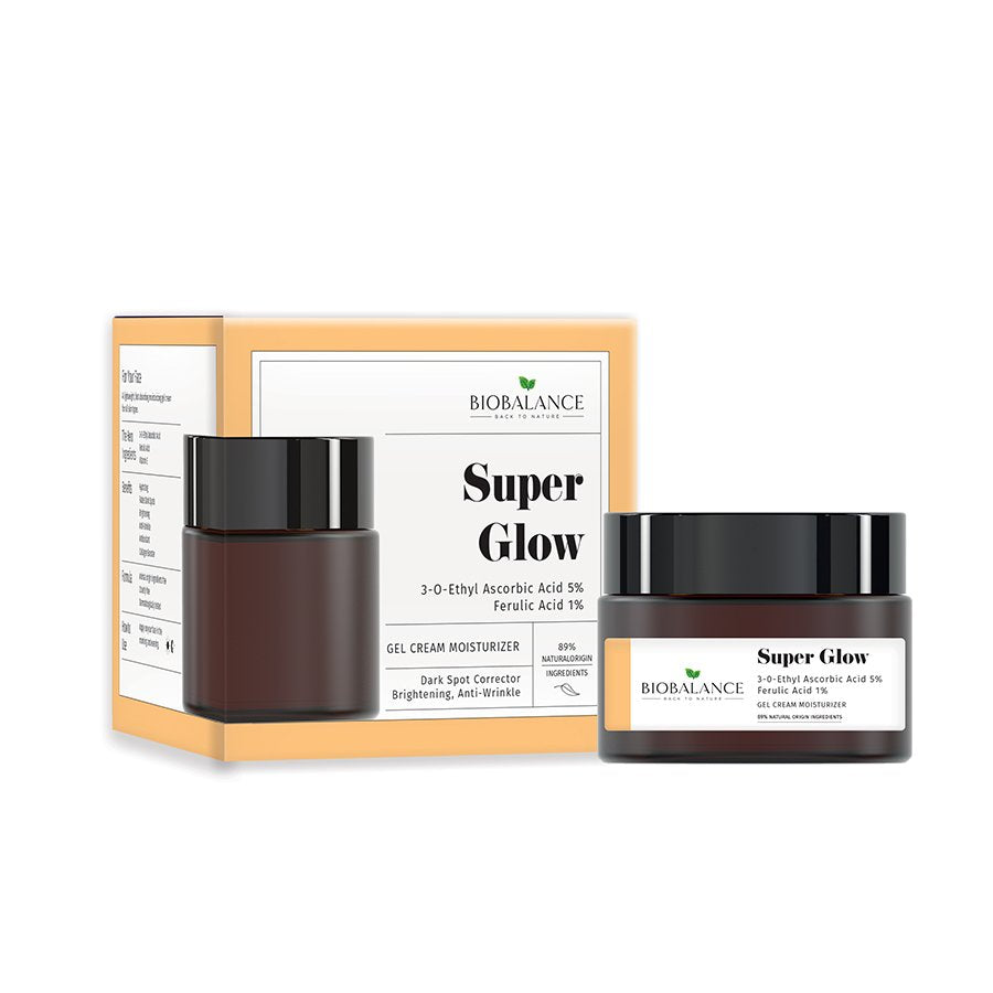 Biobalance Hydratačný gélový krém na tvár so super žiarivým vitamínom C a kyselinou ferulovou 50 ml - 93995