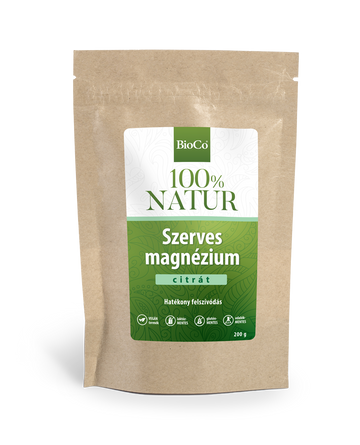 Bioco 100% prírodný organický horčík v prášku 200 g - 94485