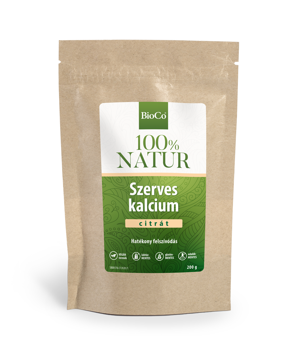 Bioco 100% prírodný organický vápnik v prášku 200 g - 94484