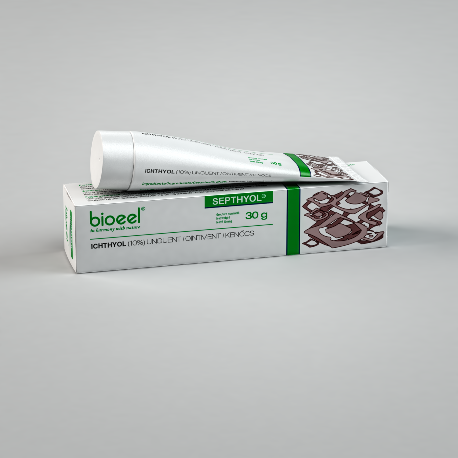 Bioeel septhyol (10% ichtyol) masť 30 g - 95839