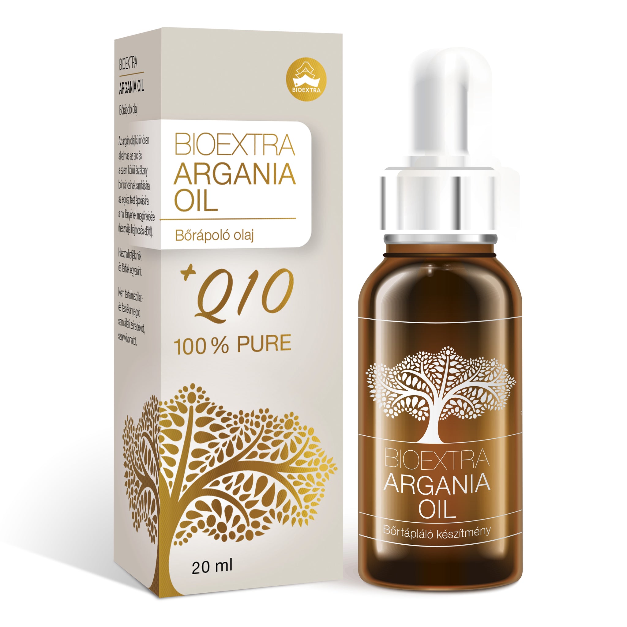 Bioextra arganový olej olej na ošetrenie kože+q10 20 ml