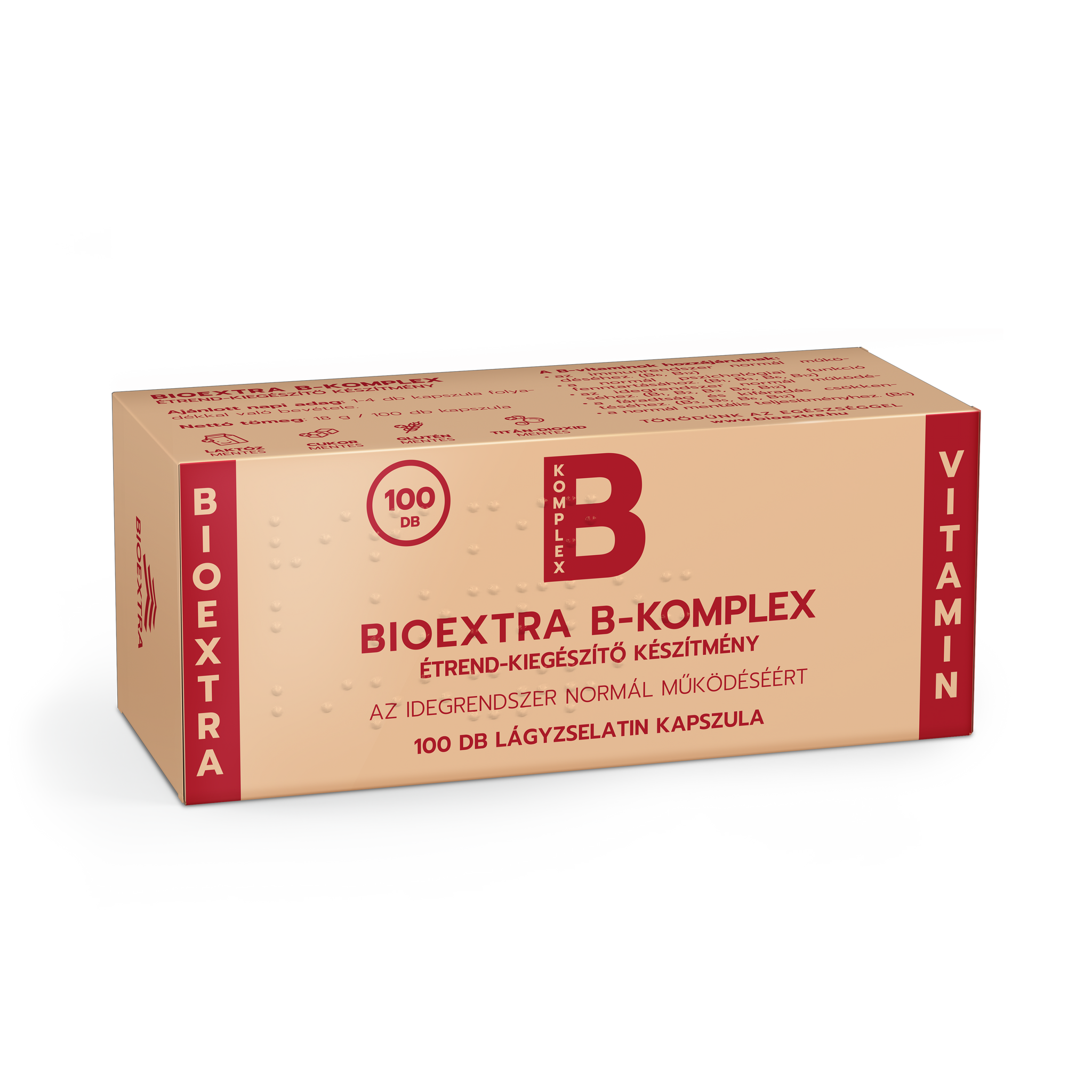 Bioextra b-komplex - doplnkový doplnok stravy - mäkký želatín 100 kapsul